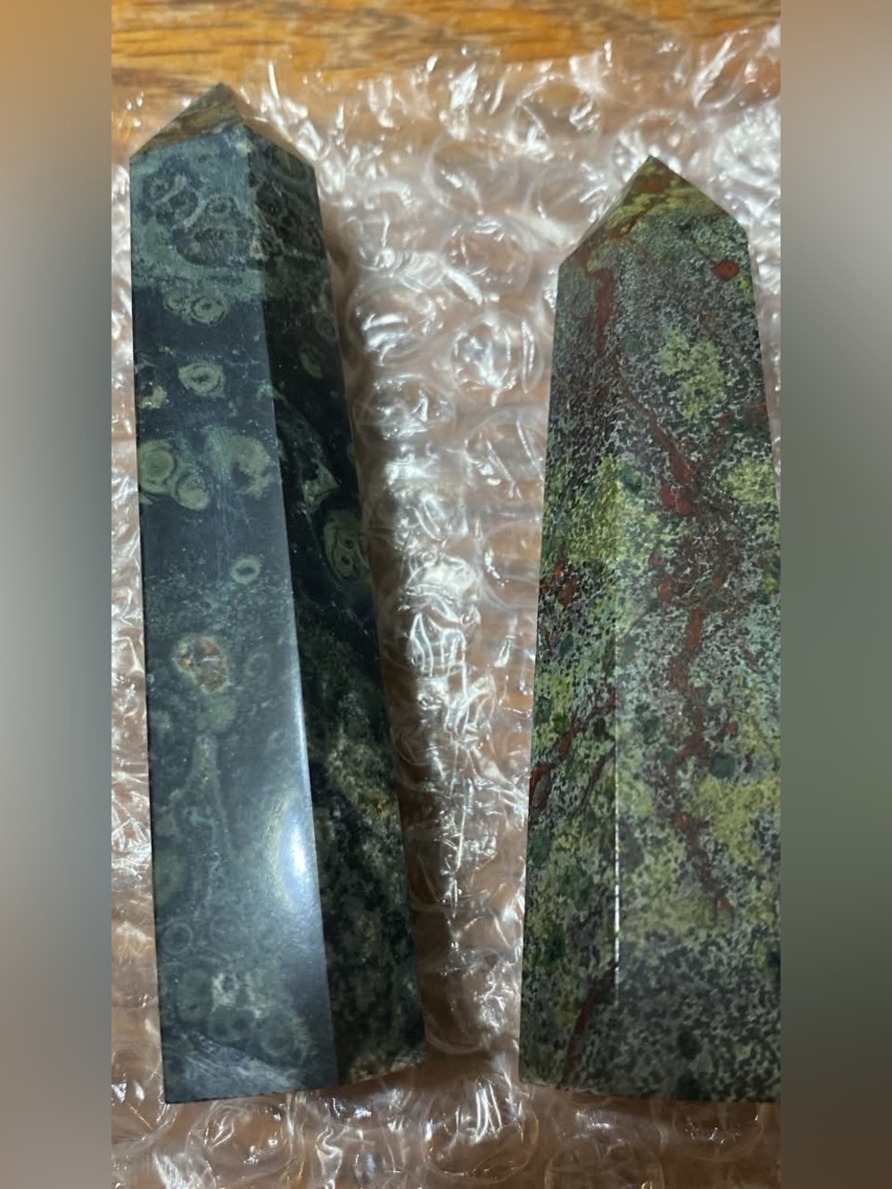 🧚 Kambaba Jasper and Dragon Bloodstone Set 🧚